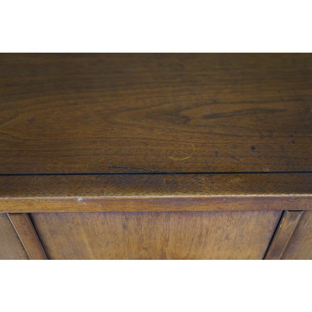 Wood Mid 20th Century American of Martinsville Tallboy Dresser Gentleman's Chest For Sale - Image 7 of 15