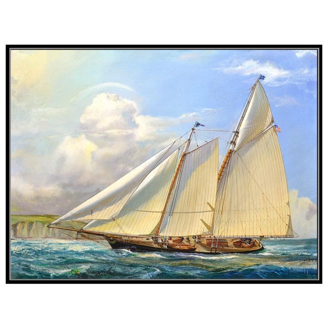 Realism 1980s Majestic Sails, Kipp Soldwedel For Sale - Image 3 of 5