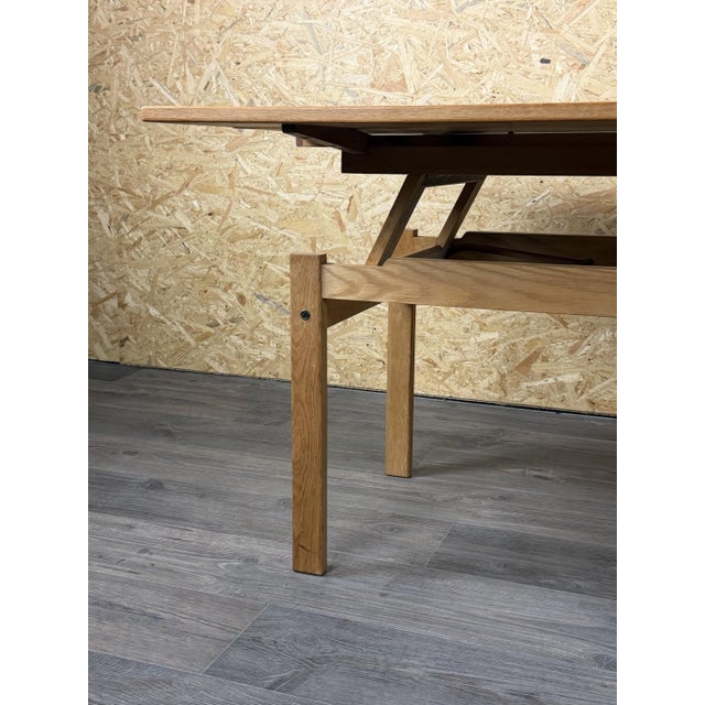 Vintage Danish Adjustable Dining Table in Oak, 1960s For Sale - Image 14 of 18