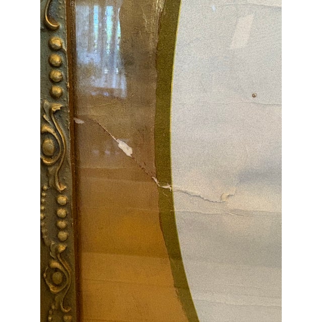 Antique “Mother’s Boy” Mother’s Oats Advertising Chromolithograph in Ornate Victorian Gilt Composition Frame For Sale - Image 9 of 11