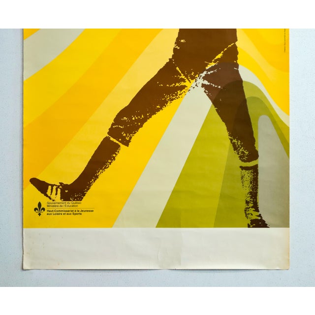 Illustration 1973 Fencing Poster, Government of Quebec, Ministry of Education (Haut-Commissariat À La Jeunnesse)- Guy Lalumière - Escrime For Sale - Image 3 of 5