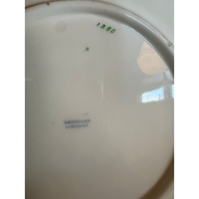 Antique Davenport Longport Porcelain Dessert Service, Green Ivy & Gilt, Pattern 1288 — 13 Pieces For Sale In New York - Image 6 of 6