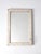 Early 20th Century Antique Beveled Glass Mirror With White Wood Frame For Sale - Image 5 of 12