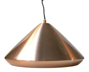 Vintage Danish Copper Pendant Lamp from Fog & Morup, 1970s