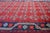 Red Mid 20th Century Hand-Knotted Colorful Hamedan Persian Rug- 4'5" X 9'7" For Sale - Image 8 of 15