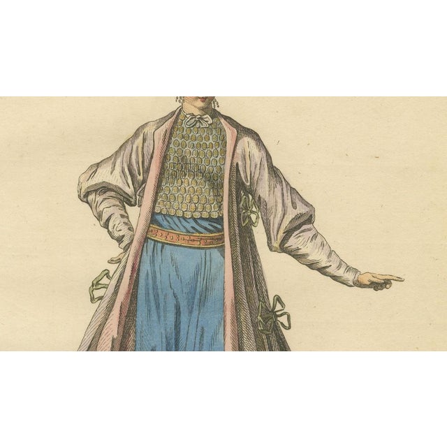 Mid 18th Century Jefferys, Young Lady of Bulgaria, Traditional Dress, 1749, Print For Sale - Image 5 of 9