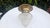 Art Nouveau Brass Flush Mount Ceiling Light, 1890s For Sale - Image 4 of 8