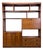 Mid Century Danish Modern Style Walnut Wall Unit / Bookcase / Writing Desk / Cabinet For Sale