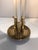 Neoclassical 1970s Neoclassical Style Brass and White Lacquered Table Lamps - a Pair For Sale - Image 3 of 12