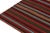 1950s 1950s Vintage Persian Kilim in Burgundy With Multicolor Stripes by Rug & Kilim For Sale - Image 5 of 8