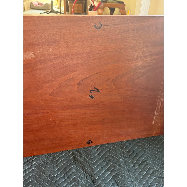 Wood Custom Alf Sharp Dining Table With 3 Leaves For Sale - Image 7 of 16
