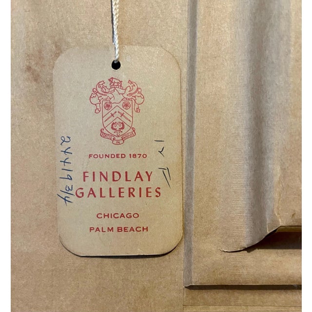 Gaston Sebire, French Post Impressionist Oil Painting Floral Roses, Vase Gaston Sebire Flowers, c.1960 For Sale - Image 9 of 10