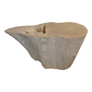 Andrianna Shamaris St. Barts Teak Wood Console For Sale