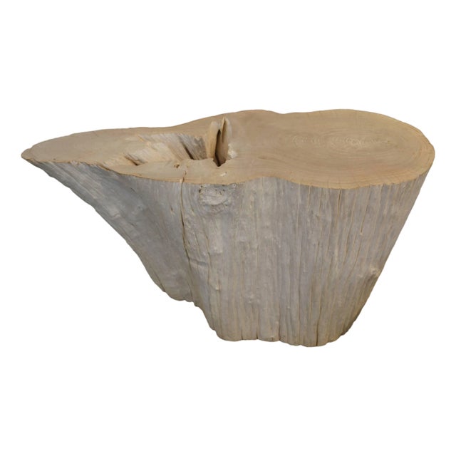 Andrianna Shamaris St. Barts Teak Wood Console For Sale