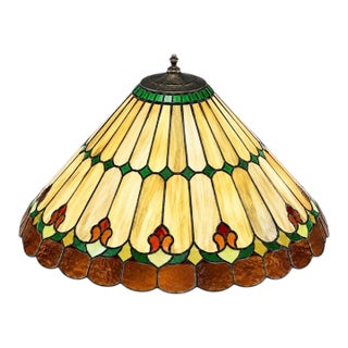 Antique Tiffany Style Light Lamp Shade For Sale