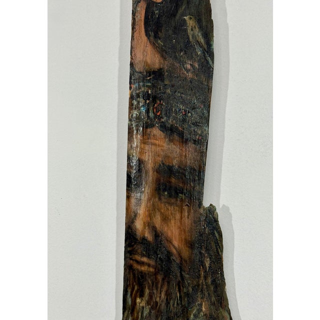 1980s Monumental 73" Signed 1984 Outsider Folk Art Totem – "Ancestral Spirit" For Sale - Image 5 of 18