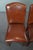 Animal Skin Set of Leather Dining Room Chairs For Sale - Image 7 of 14