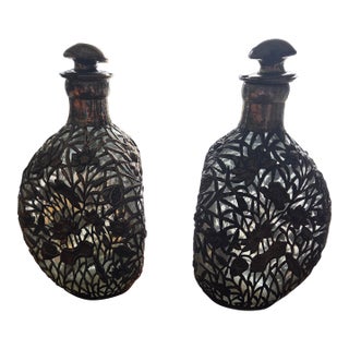 Haig Pinch Bottle Decanter- Set of 2 For Sale