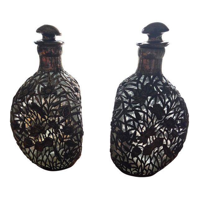 Haig Pinch Bottle Decanter- Set of 2 For Sale