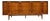 Lane Summit Mid Century Modern 9 Drawer Dresser, Walnut Lowboy With Burl Inserts For Sale