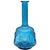 1960s Empoli Italian Blue Glass Genie Bottle Decanter For Sale - Image 10 of 16