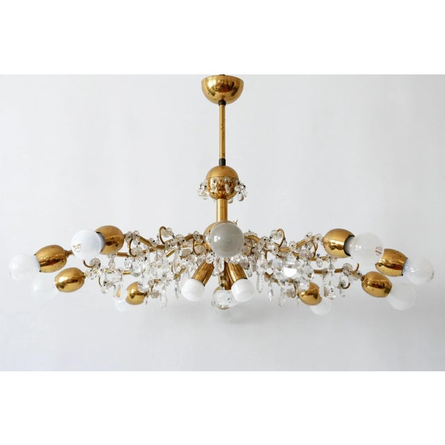 Mid-Century Modern 10-Light Sputnik Chandelier from Lobmeyr, 1950s For Sale - Image 3 of 18