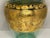 Classical Roman Early 20th Century Moser Uranium Glass Vase: Gilt Frieze, Renaissance Revival, 13" Tall For Sale - Image 3 of 10