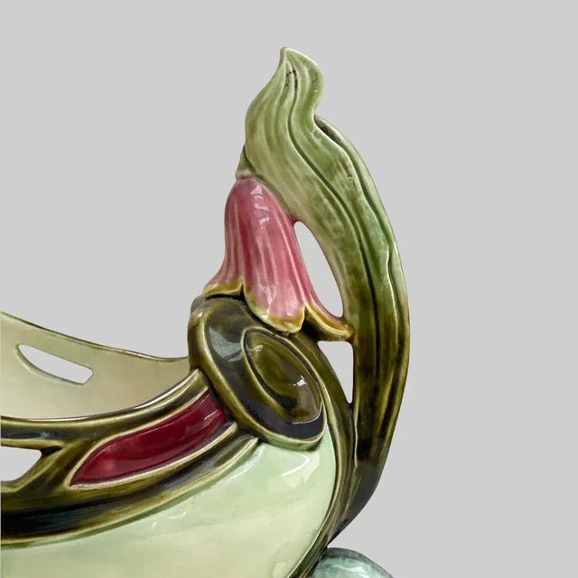 Ceramic Antique Vase from Eichwald For Sale - Image 7 of 11