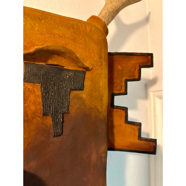 Super sassy ONE OF A KIND welded art sculpture sure to generate a lot of conversation wherever it's hung. Made of welded...