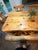 Custom Solid Aspen Wood Dining Room Table Set - 7 Pieces For Sale - Image 11 of 12