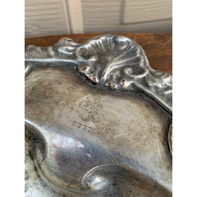 19th-Century English Regency Silver-Plate Clam Shell Serving Dish For Sale - Image 4 of 11