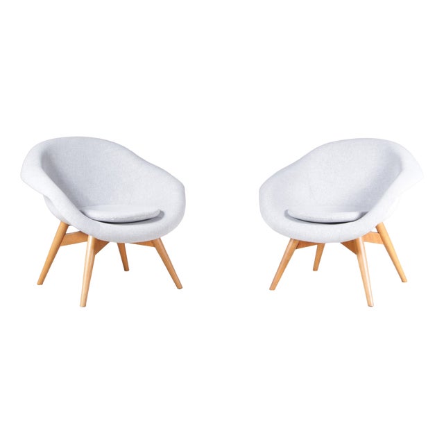 Easy Chairs by Frantisek Jirak Tjech, 1950s, Set of 2 For Sale