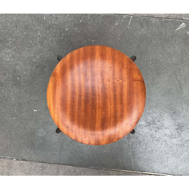 Mid-Century Modern Danish Teak Stool, 1960s For Sale - Image 4 of 18