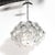 Transparent Mid-Century Hexagonal Prism & Frosted Glass Diffuser Chandelier by Veb Ebersbach For Sale - Image 8 of 18