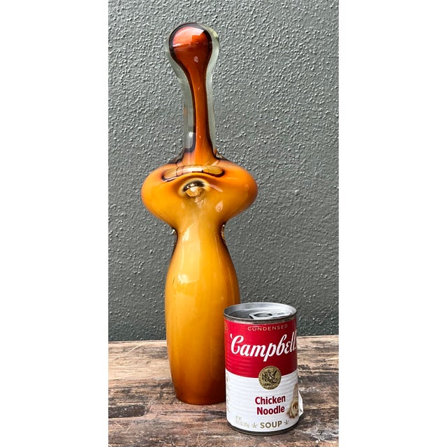 Murano Vintage Italian Murano Glass Abstract Sculpture For Sale - Image 4 of 12