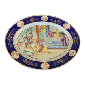 19th Century Famille Rose Chinese Export Platter