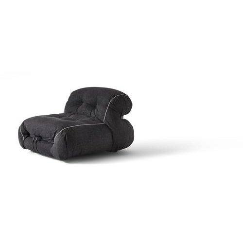 Soriana limited edition denim armchair by afra & tobia scarpa for cassina. A design armchair with soft, generous contours,...