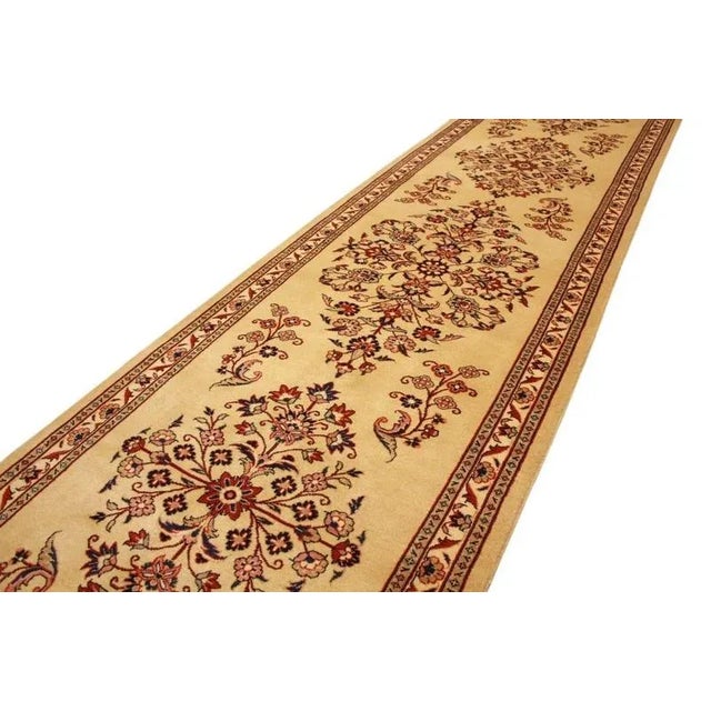 Middle Eastern Hand-Knotted Sarough Runner Rug For Sale - Image 6 of 11