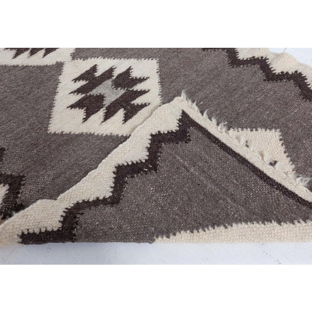 Textile European Folk Stamverband II Goat Hair Rug by Doris Leslie Blau For Sale - Image 7 of 7