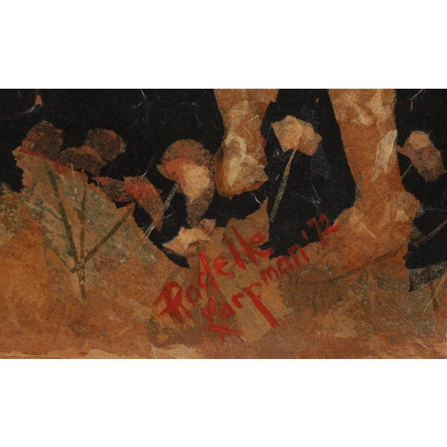 Original Rodelle Karpman Mixed Media Expressionist Painting