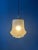 Unique mid century frosted glass pendant lamp by Peill & Putzler. The lamp has an icy look due to the frosted effect and...