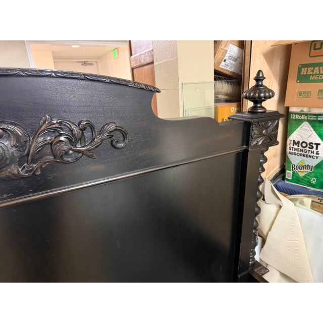 Eastern King Restoration Hardware French Empire Bed Frame For Sale In San Francisco - Image 6 of 12