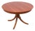Mid-Century Round Walnut Table, Germany, 1950s For Sale