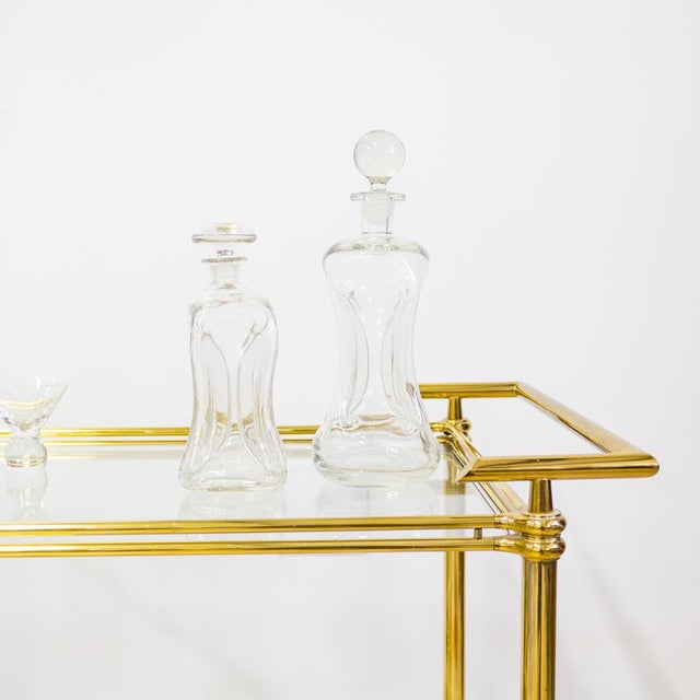 Mid Century Danish Holmegaard Kluk Decanters Set of Two Chairish