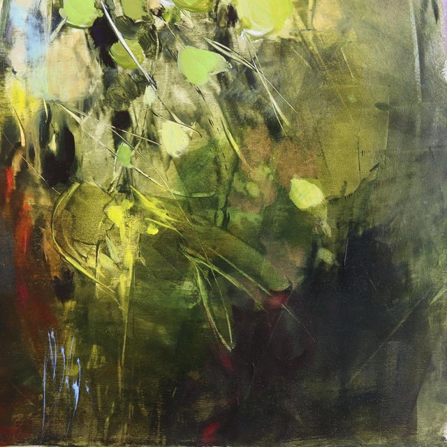 Wood My Hope in Disguise - Original Contemporary Symbolic Oil Painting on Wood Panel by Denna Erickson For Sale - Image 7 of 9