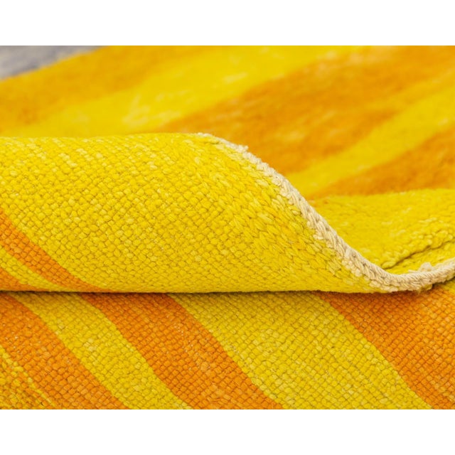 Early 21st Century Hand-Knotted Wool Rug by Azele Studio For Sale - Image 5 of 13