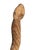 Wood Vintage Tribal Naturalistic Carved Lg Snake Papua New Guinea 49.5" W For Sale - Image 7 of 8