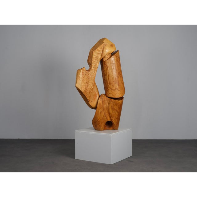 Joop Van Bergen, Herbalans, 1980s, Elm For Sale - Image 3 of 11