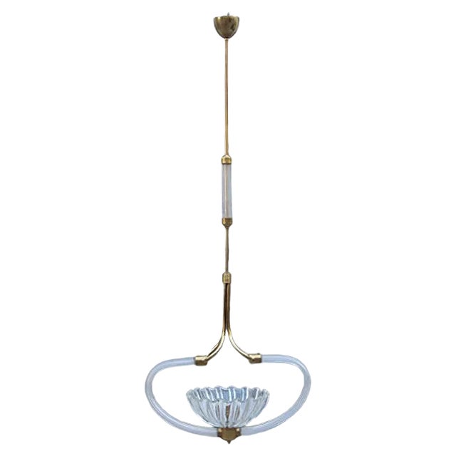 Murano Glass Pendant from Barovier & Toso, 1940s For Sale