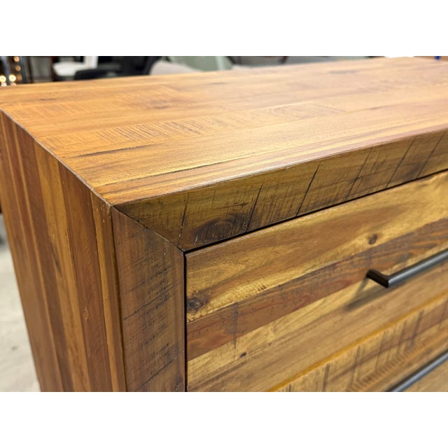 Brown West Elm Alexa Reclaimed Wood Tall Dresser For Sale - Image 8 of 12
